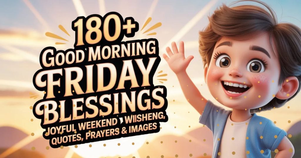 Good Morning Friday Blessings