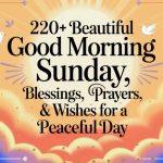 good morning sunday blessing